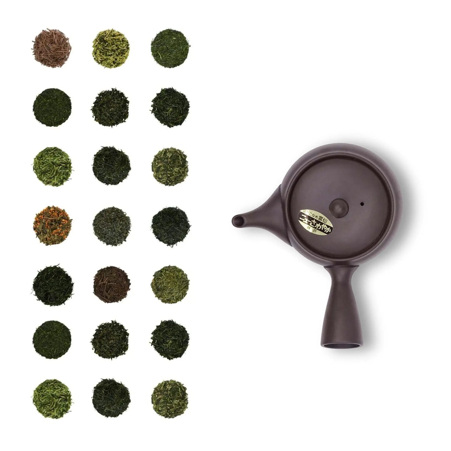 22 Tea Samples With Teapot