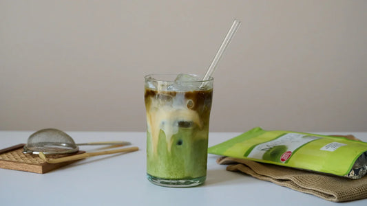 Dirty Matcha Latte recipe