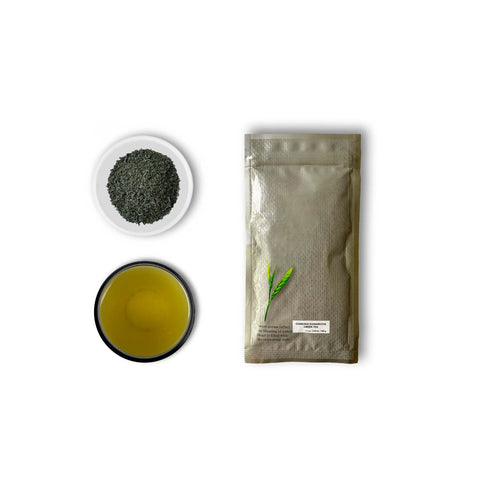 Chanoka Kamairicha Thé vert en vrac
